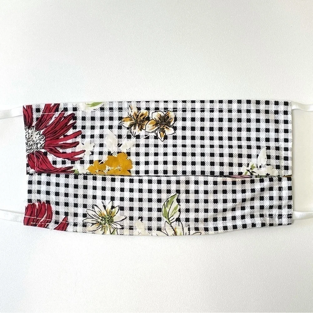 Anthropologie Amadi Multicolor Mixed Print Cotton Ear Loop Face Mask Bundle